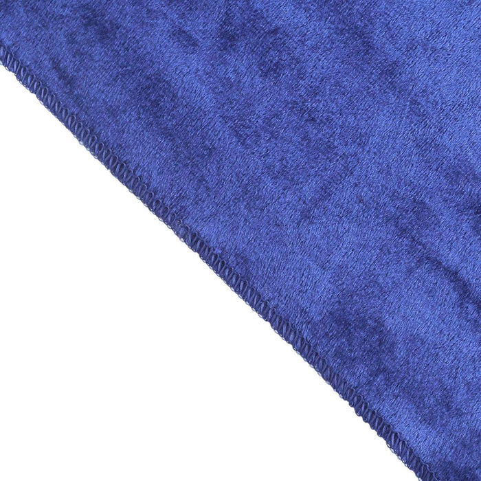 60"x102" Premium Velvet Rectangular Tablecloth - Royal Blue TAB_VEL_60102_ROY