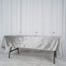 60"x102" Premium Velvet Rectangular Tablecloth - Silver Light Gray TAB_VEL_60102_SILV