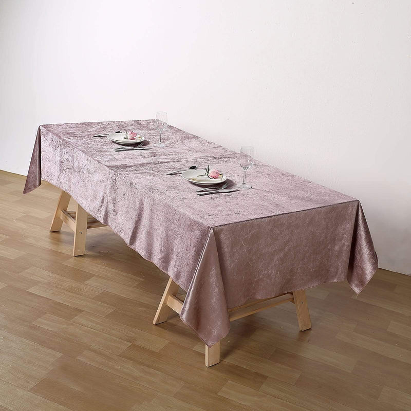 60"x102" Premium Velvet Rectangular Tablecloth