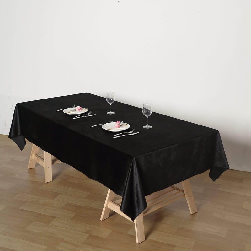 60"x102" Premium Velvet Rectangular Tablecloth