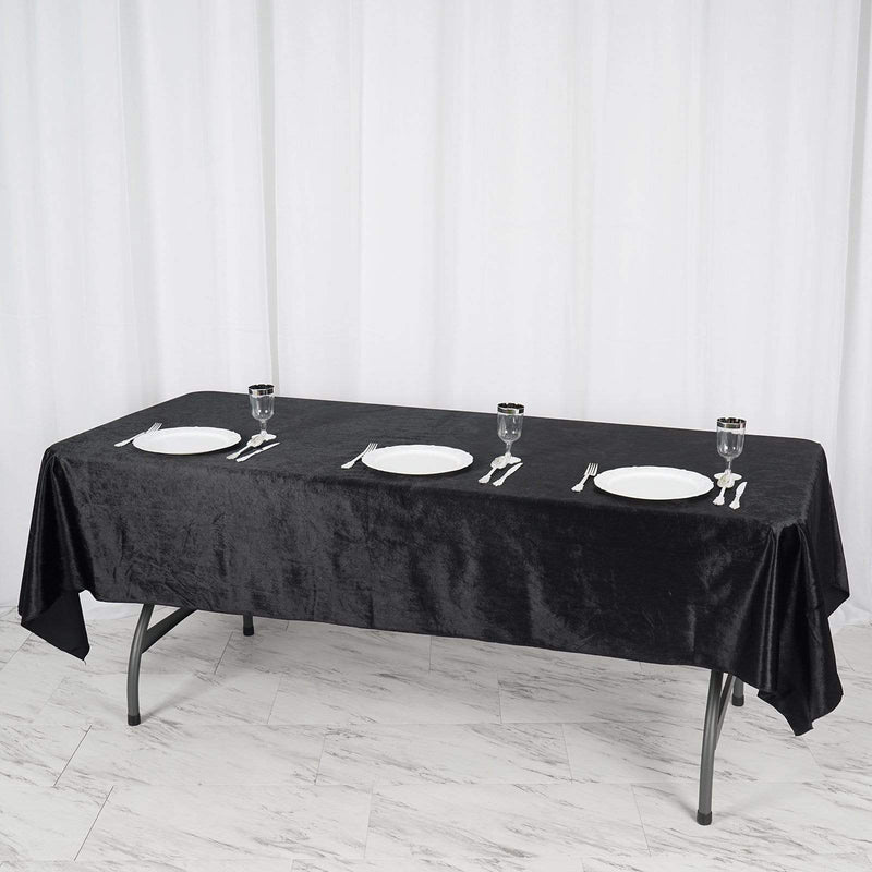 60"x102" Premium Velvet Rectangular Tablecloth