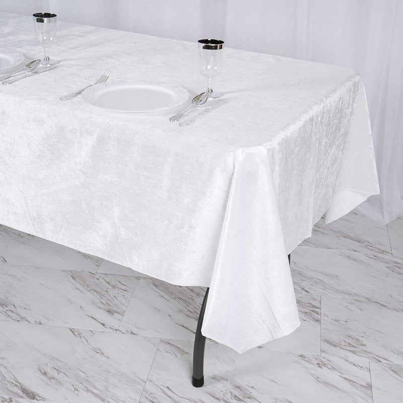 60"x102" Premium Velvet Rectangular Tablecloth