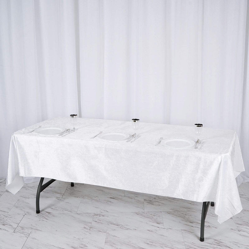 60"x102" Premium Velvet Rectangular Tablecloth