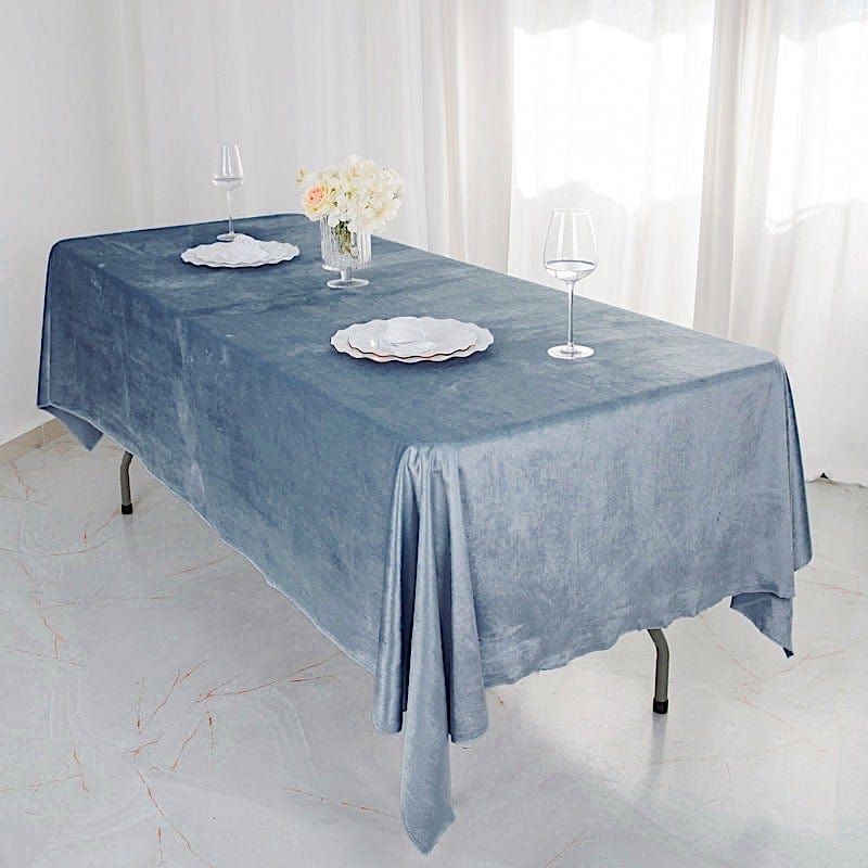 60"x102" Premium Velvet Rectangular Tablecloth