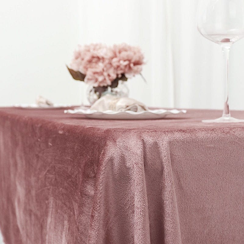 60"x102" Premium Velvet Rectangular Tablecloth
