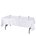 60"x102" Premium Velvet Rectangular Tablecloth - White TAB_VEL_60102_WHT