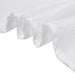 60"x126" Rectangular Premium Faux Burlap Polyester Tablecloth - White TAB_JUTE02_60126_WHT