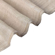 60"x126" Rectangular Premium Faux Burlap Polyester Tablecloth