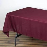 60x102" Polyester Rectangular Tablecloth Wedding Table Linens