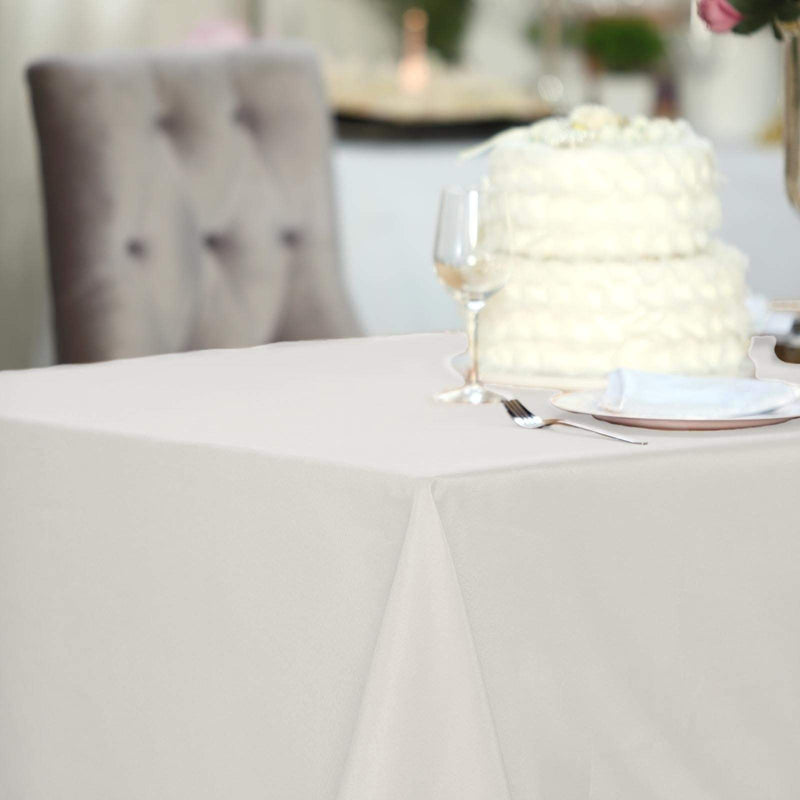 60x102" Polyester Rectangular Tablecloth Wedding Table Linens