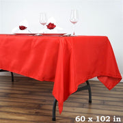 60x102" Polyester Rectangular Tablecloth Wedding Table Linens