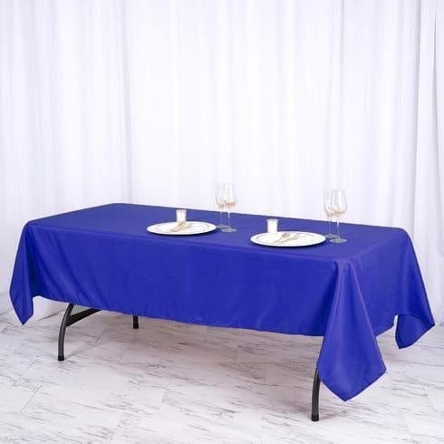 60x102" Polyester Rectangular Tablecloth Wedding Table Linens