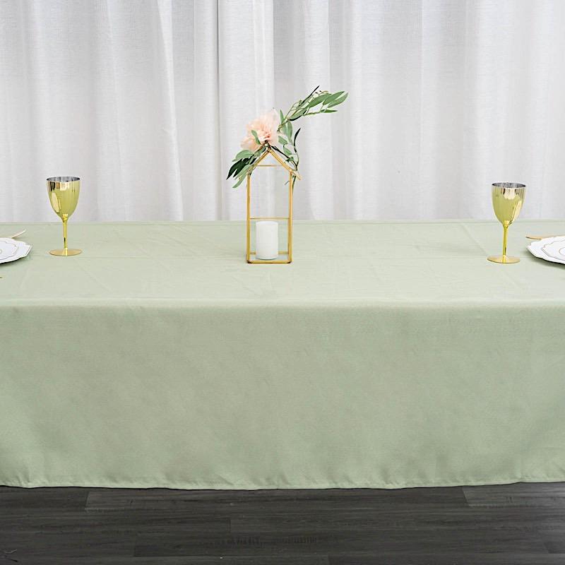 60x102" Polyester Rectangular Tablecloth Wedding Table Linens