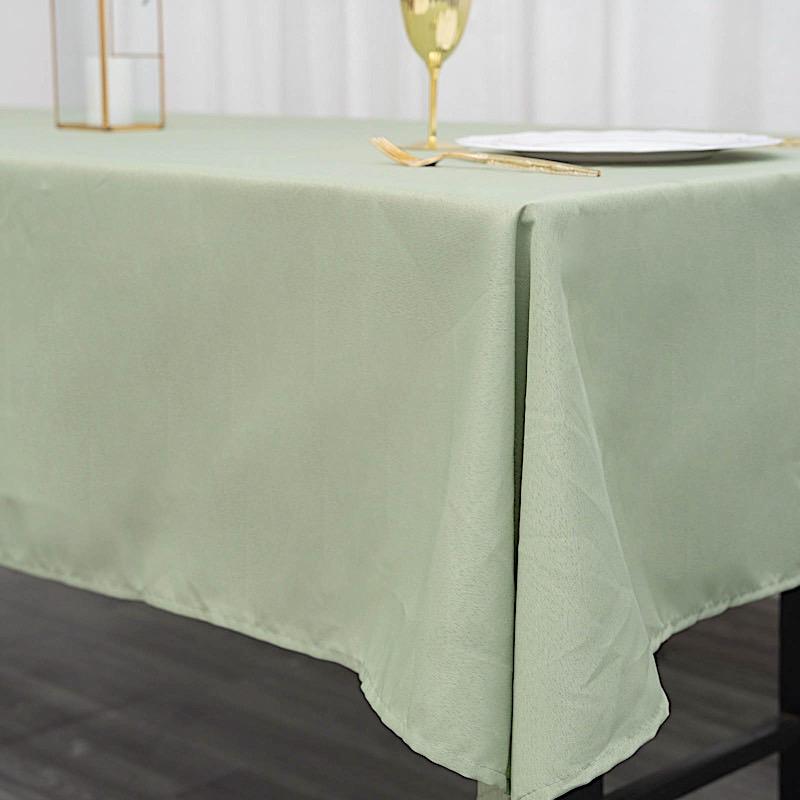60x102" Polyester Rectangular Tablecloth Wedding Table Linens