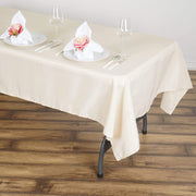 60x102" Polyester Rectangular Tablecloth Wedding Table Linens