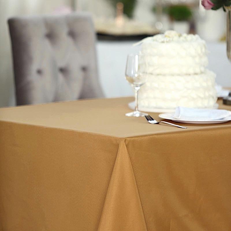 60x102" Polyester Rectangular Tablecloth Wedding Table Linens