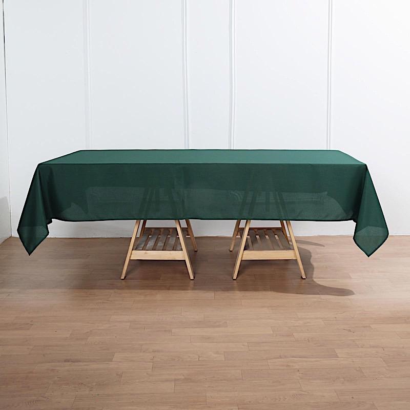 60x102" Polyester Rectangular Tablecloth Wedding Table Linens