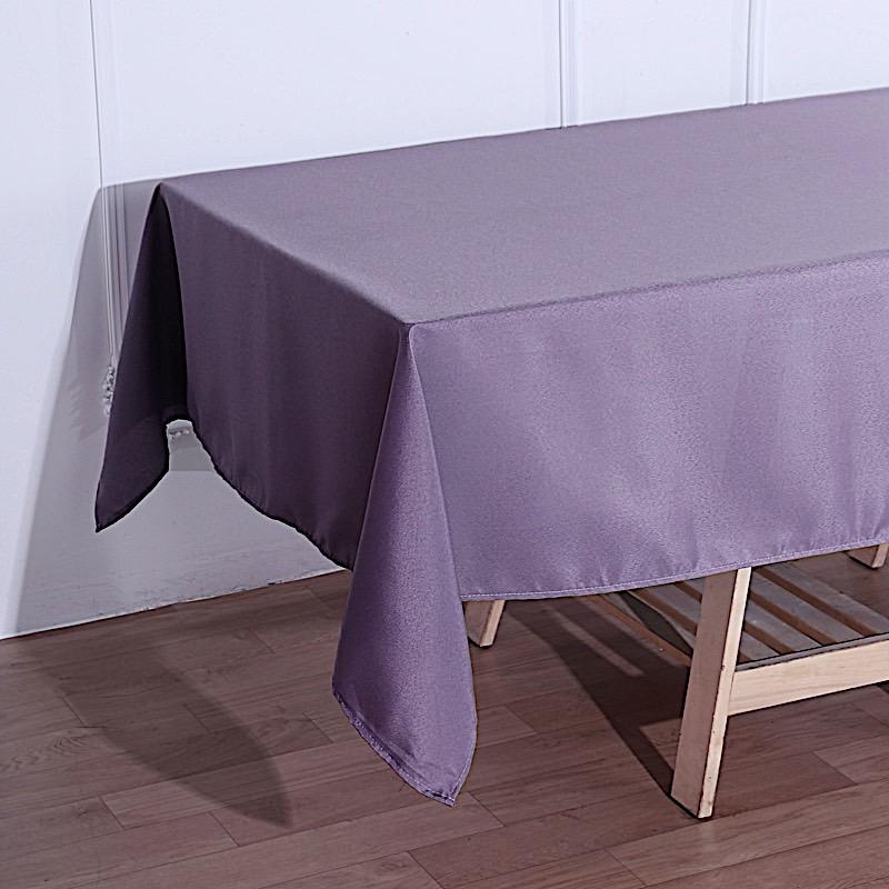 60x102" Polyester Rectangular Tablecloth Wedding Table Linens