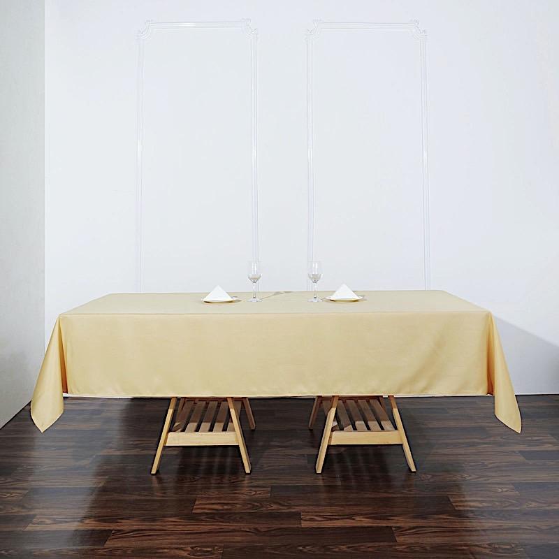 60x102" Polyester Rectangular Tablecloth Wedding Table Linens