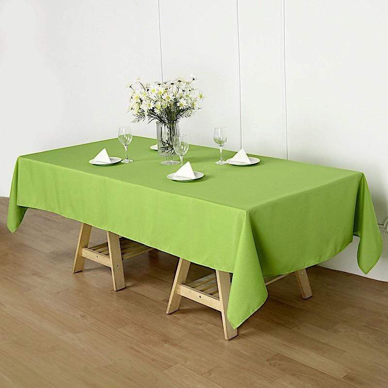 60x102" Polyester Rectangular Tablecloth Wedding Table Linens