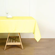 60x102" Polyester Rectangular Tablecloth Wedding Table Linens