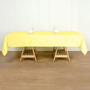 60x102" Polyester Rectangular Tablecloth Wedding Table Linens