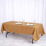 60x102" Polyester Rectangular Tablecloth Wedding Table Linens