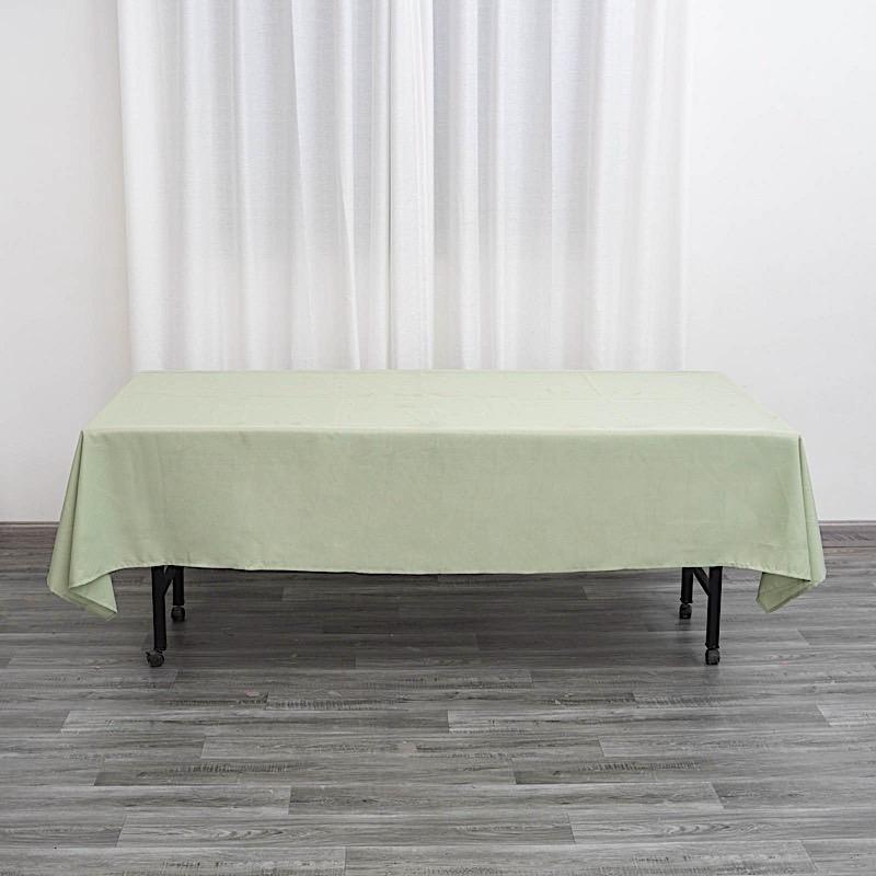 60x102" Polyester Rectangular Tablecloth Wedding Table Linens