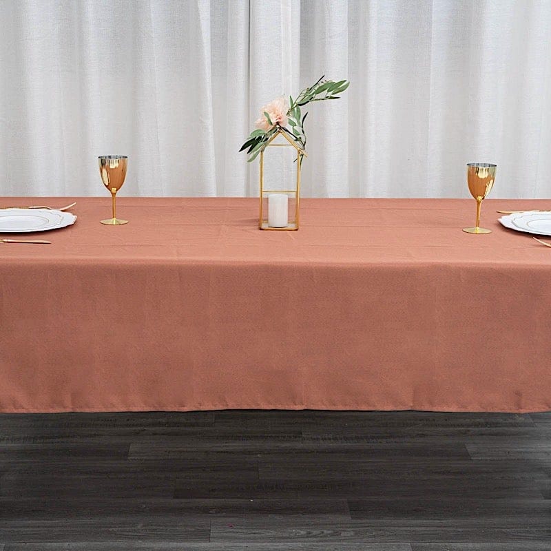 60x102" Polyester Rectangular Tablecloth Wedding Table Linens