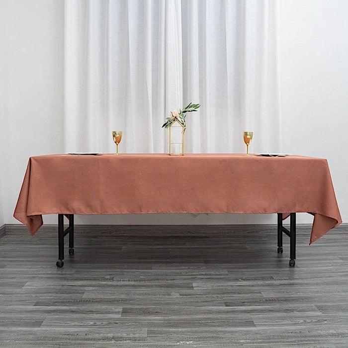 60x102" Polyester Rectangular Tablecloth Wedding Table Linens