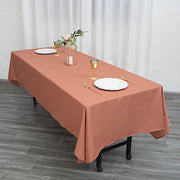 60x102" Polyester Rectangular Tablecloth Wedding Table Linens