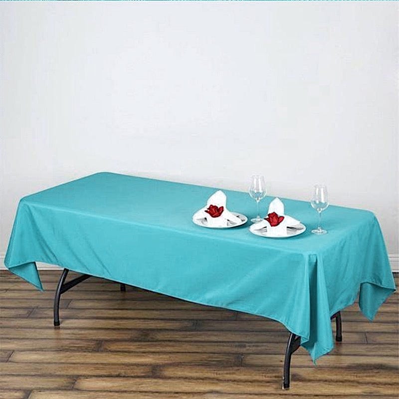60x102" Polyester Rectangular Tablecloth Wedding Table Linens