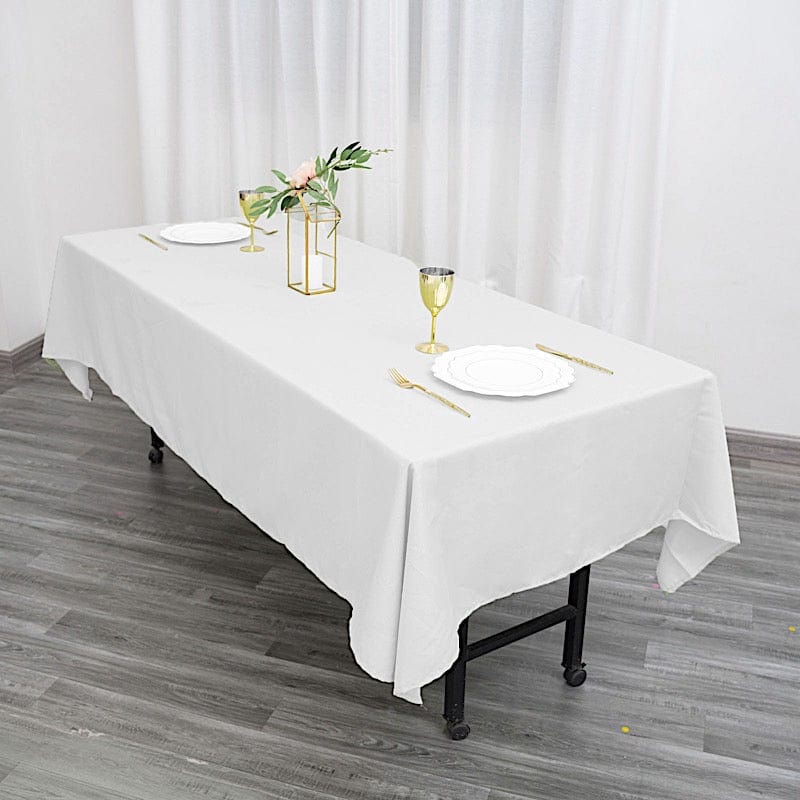 60x102" Polyester Rectangular Tablecloth Wedding Table Linens