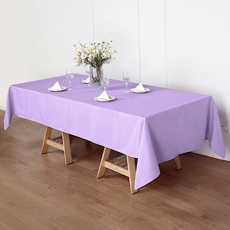 60x102" Polyester Rectangular Tablecloth Wedding Table Linens