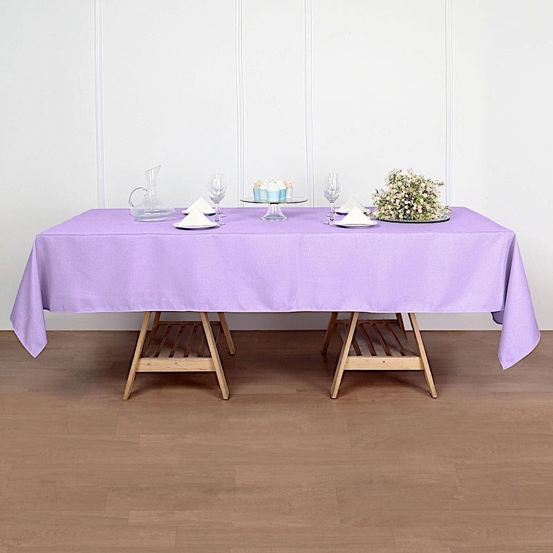 60x102" Polyester Rectangular Tablecloth Wedding Table Linens