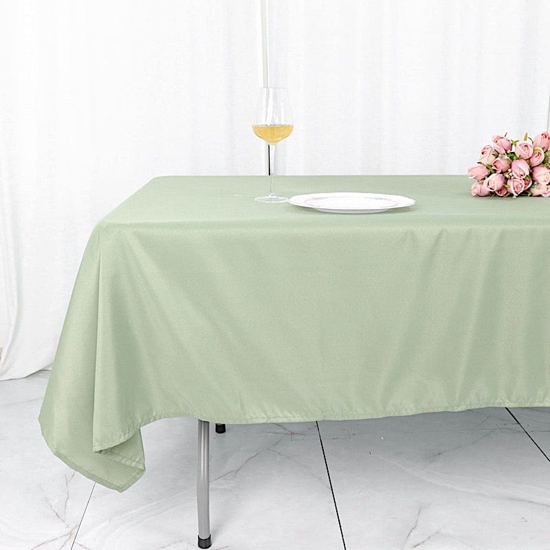 60x102" Polyester Rectangular Tablecloth Wedding Table Linens