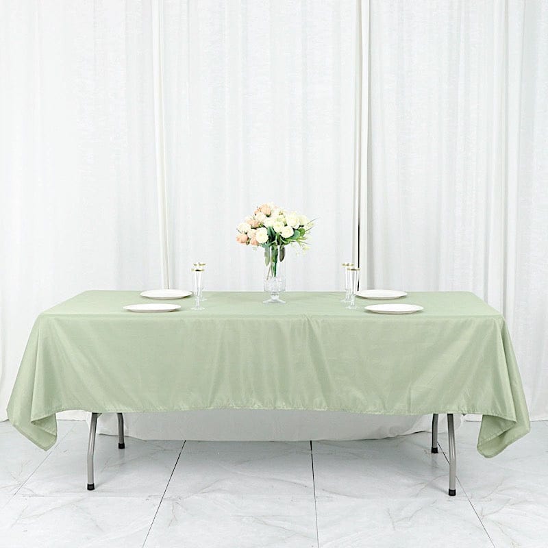 60x102" Polyester Rectangular Tablecloth Wedding Table Linens