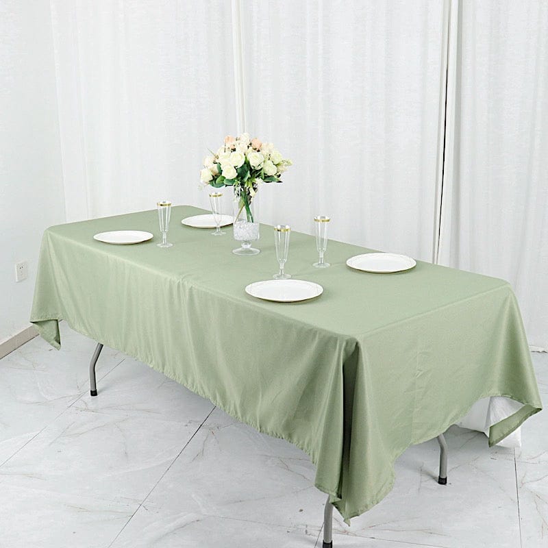 60x102" Polyester Rectangular Tablecloth Wedding Table Linens
