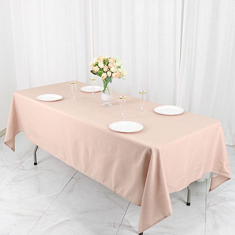 60x102" Polyester Rectangular Tablecloth Wedding Table Linens