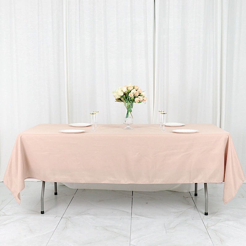 60x102" Polyester Rectangular Tablecloth Wedding Table Linens