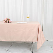 60x102" Polyester Rectangular Tablecloth Wedding Table Linens