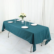 60x102" Polyester Rectangular Tablecloth Wedding Table Linens