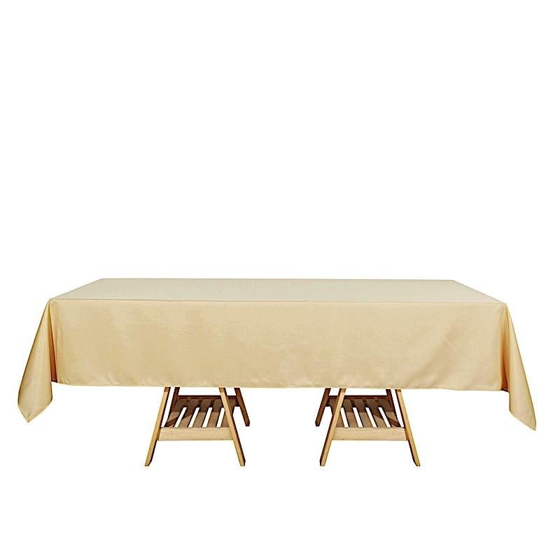 60x102" Polyester Rectangular Tablecloth Wedding Table Linens TAB_60102_CHMP_POLY