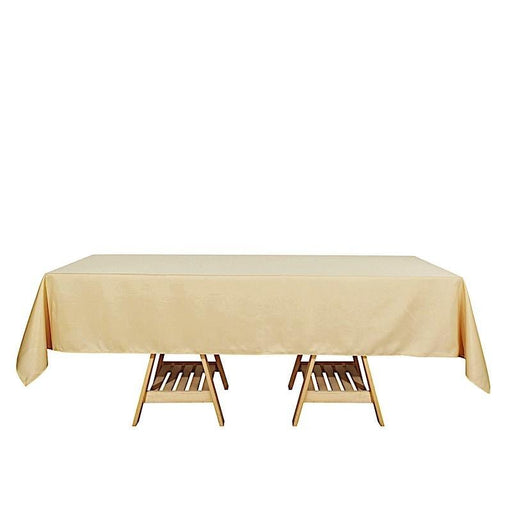 60x102" Polyester Rectangular Tablecloth Wedding Table Linens TAB_60102_CHMP_POLY