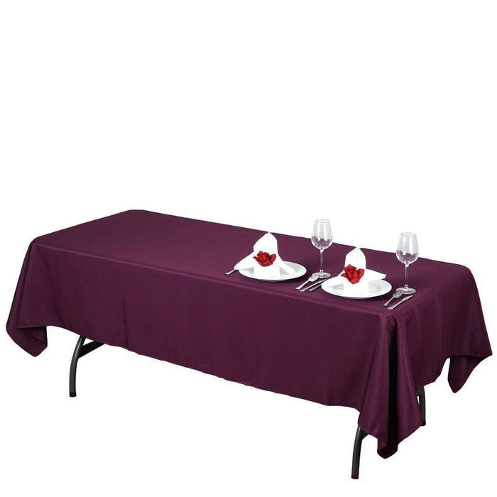 60x102" Polyester Rectangular Tablecloth Wedding Table Linens TAB_60102_EGG_POLY