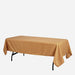 60x102" Polyester Rectangular Tablecloth Wedding Table Linens TAB_60102_GOLD_POLY