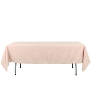 60x102" Polyester Rectangular Tablecloth Wedding Table Linens TAB_60102_NUDE_POLY