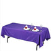 60x102" Polyester Rectangular Tablecloth Wedding Table Linens TAB_60102_PURP_POLY