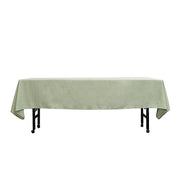 60x102" Polyester Rectangular Tablecloth Wedding Table Linens TAB_60102_SAGE_POLY
