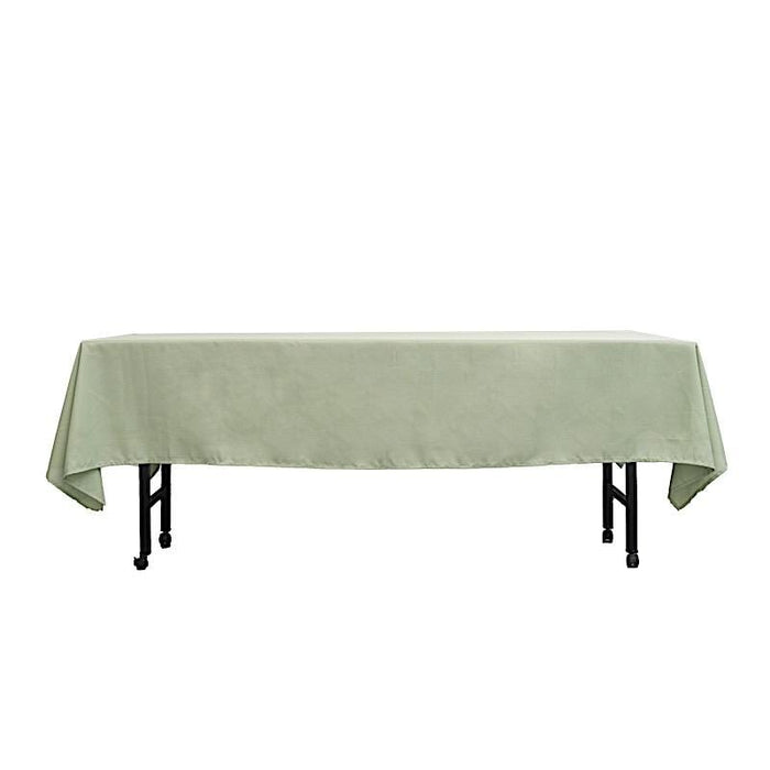 60x102" Polyester Rectangular Tablecloth Wedding Table Linens TAB_60102_SAGE_POLY